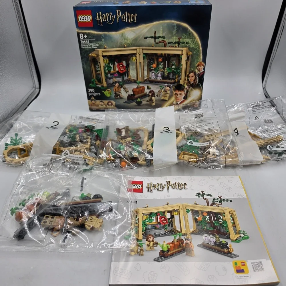 LEGO Harry Potter Hogwarts Castle Herbology Class 76445 Open Box Complete